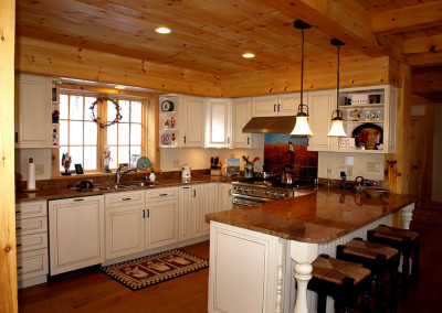 Timber frame kitchen