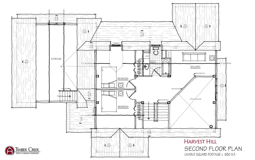 Harvest Hill Second Floor Plan