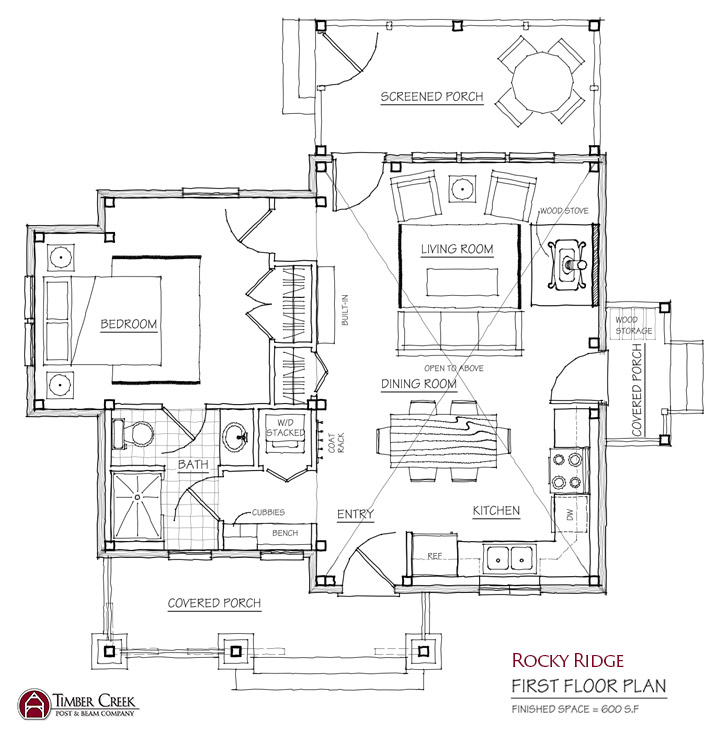 Rocky Ridge First Floor Plan